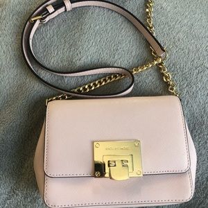 Baby pink crossbody Micheal Kors bag